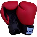 PU Kick Boxing Gloves Professional Martial Arts Hand Moulded Sparring bag Gloves Red Black 10oz