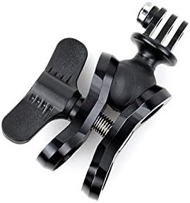 Record Black Aluminum Alloy Buttery Diving Arm Clip with ABS Ball Adapter for Scuba Diving, Gopro Hero 4 4s 3+ 3 2 1 SJCAM Xiaoyi and Other Action Cameras