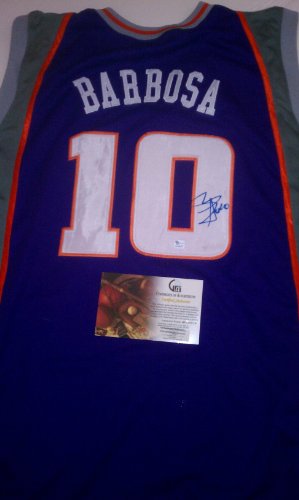 Leandro Barbosa Signed Phoenix Suns Authentic Jersey Size 52
