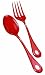 Kitchen & Housewares : Nigella Lawson Living Kitchen Melamine Serving Spoon & Fork Red