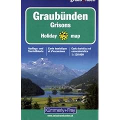 Holiday Map Graub�nden 1 : 120 000. Ausflugs- und Touristikkarte. Attraktives Kartenbild.: Ausflugs- und Touristikkarte. Attraktives Kartenbild. ... Informative touristische Inhalte