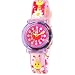 Baby Watch - Montre enfant - Fille - Zip Papillons - La montre p�dagogique - Plastique gomme fushia avec dessins 3D - Avec m�thode d'apprentissage