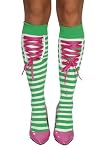 Womens Costume Outfit Strawberry Girl Stockings