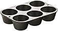 Lodge L5P3 Seasoned Cast Iron Cookware Muffin/Cornbread Pan