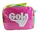Gola Pink Multi Neon Redford Retro Shoulder Record Bag
