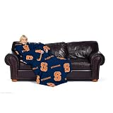 Syracuse Orangemen Adult Comfy Throw Blanket with Sleeves