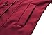 ZSHOW Women's Outwear Double Breasted Lady's Trench Coat Lapel Jackets With Belts(US S)Wine Red