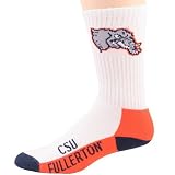 NCAA Cal State Fullerton Titans Youth Tri-Color Team Logo Tall Socks