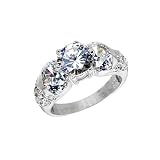 Inspired CZ Engagement Ring size 5 Emitations