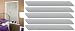 Kitchen & Housewares : Grey Aluminium Venetian Blind - 60cm Width 150cm Drop - 25mm Slat Width