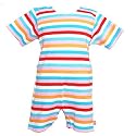 Newborn Infant Baby Girls MULTI STRIPE Bodysuit ZUTANO 6-24M
