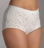 Teri Soft Floral Print Full Cut Brief Panty 6-Pack (130)
