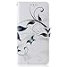 Note 5 Case,Galaxy Note 5 Case,CASELAND [Premium Flip] PU Leather Wallet Stand Protective Cover Case for Samsung Galaxy Note 5 - Butterfly Flower
