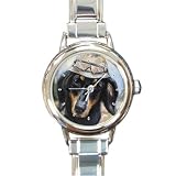 Limited Edition Violano Italian Charm Watch Dachshund Military Troops