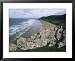 Looking from the Cliffs at Rhossili, Towards Llangennith at Far West of the Gower Peninsula, Wales Places Framed Art Poster Print by Robert Francis, 31x25