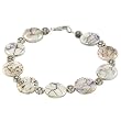 Handmade Mother Of Pearl & Silver Bracelet