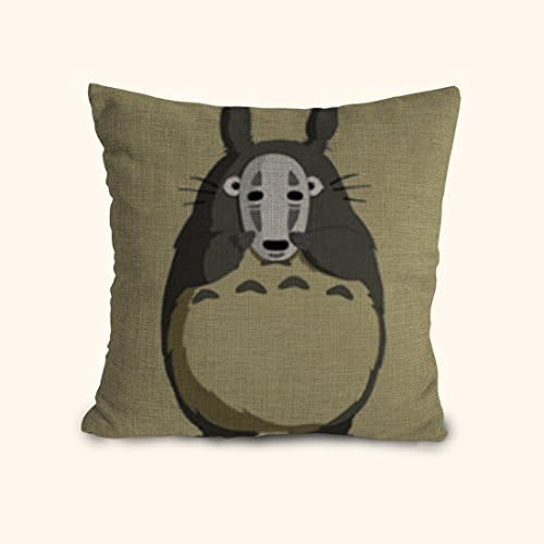 Weitengs Linen Square Decorative Pillowcase Home Decor Sofa Cotton Throw Pillow Cover 18x18''