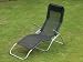 Hhsw Gc33/Sbksh Siesta Text Lounger Black/Silver