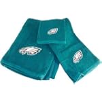 SAVE $15 - Philadelphia Eagles Three Piece Embroidered Bath Towel Set $24.99