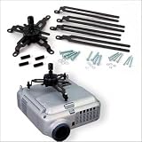  : Draper Aero Universal Projector Bracket - Projector ceiling mount bracket - matte black