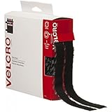 VELCRO Brand Sticky Back Tape, 15' x 3/4", Black (90081)
