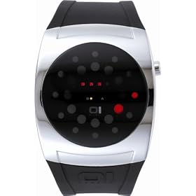The One - L102R3 - Lightmare - Montre Homme - Quartz Led - Cadran Noir - Bracelet Caoutchouc Noir
