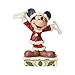 Disney Tradition by Jim Jore Christmas Mickey, Resin, Multi-Colour, One Size