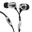 V-MODA Vibe II In-Ear Noise-Isolating Metal Headphone with Universal One-Button Mic (Chrome/Rouge)