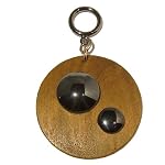 Hematite Pendant 03 Stone Wood Brown Circle Silver Crystal Healing 3