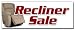 24 RECLINER SALE DECAL sticker furniture chairs sofa coffee tables lazyboy