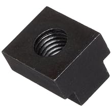 Grade 8 C-1018 Steel T-Slot Nut, UNF 2B Threads, 1/2"-13 Thread Size, 9/16" Slot Width