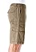 Boulder Creek Men's Big & Tall Ranger Side Elastic Cargo Short