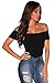 Women Fashion Off Shoulder Top Short Sleeve Party Bodysuit Romper