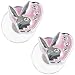 Officially Licensed Playboy Pink Heart Rhinestone Earrings