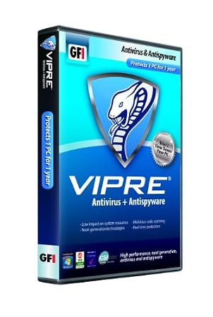 Vipre Antivirus + Spyware 1 year licence, 1 User (PC)
