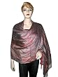 Burnt Sienna Cutwork Jamawar India Pashmina Shawl Free Shipp