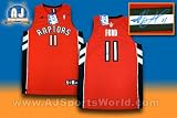 T.J. FORD Toronto Raptors SIGNED Basketball JERSEY