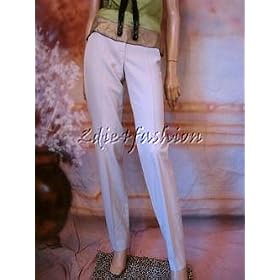 $710 New CHLOE Light Grey Wool Skinny Ankle Pants 38 6