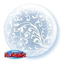 20" DECO BUBBLE SCROLL FILIGREE ALL RND