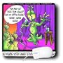 Londons Times Funny Aliens Cartoons - Alien Standup Comedy - Mouse Pads