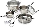 WearEver Stainless Steel Cook & Strain 10 Piece Cookware Set