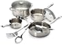 Wearever Cook & Strain Stainless Steel 10-Piece Cookware Set