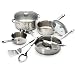 WearEver Stainless Steel Cook & Strain 10 Piece Cookware Set