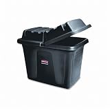 (Price/EA)Cube truck, 400-lb. capacity, 12 cubic ft., black, 42-3/4w x 28d x 33h