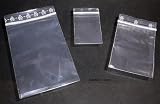 100 Druckverschlussbeutel 60x80 + 1 Glasbeutel