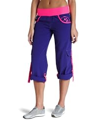 Zumba Fitness Ladies Electro Cargo Pant, Acai, Small by 