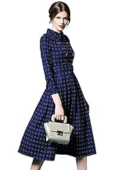 Polyester Vintage Belted Elbow Length Sleeves Bodycon Dress 