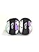 NuFoot Ballet Flats Women's Shoes Foldable & Flexible Flats Slipper Socks Travel Slippers & Exercise Shoes Dance Shoes Yoga Socks House Shoes Indoor Slippers Rainbow Dandie Dot Large (Color vary)