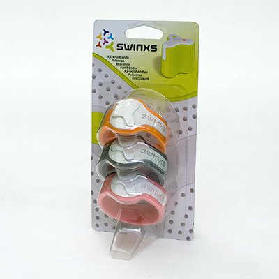 Swinxs Wristbands Orange, Grey, Pink