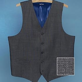 Wool/Cashmere 5-Button Suit Vest